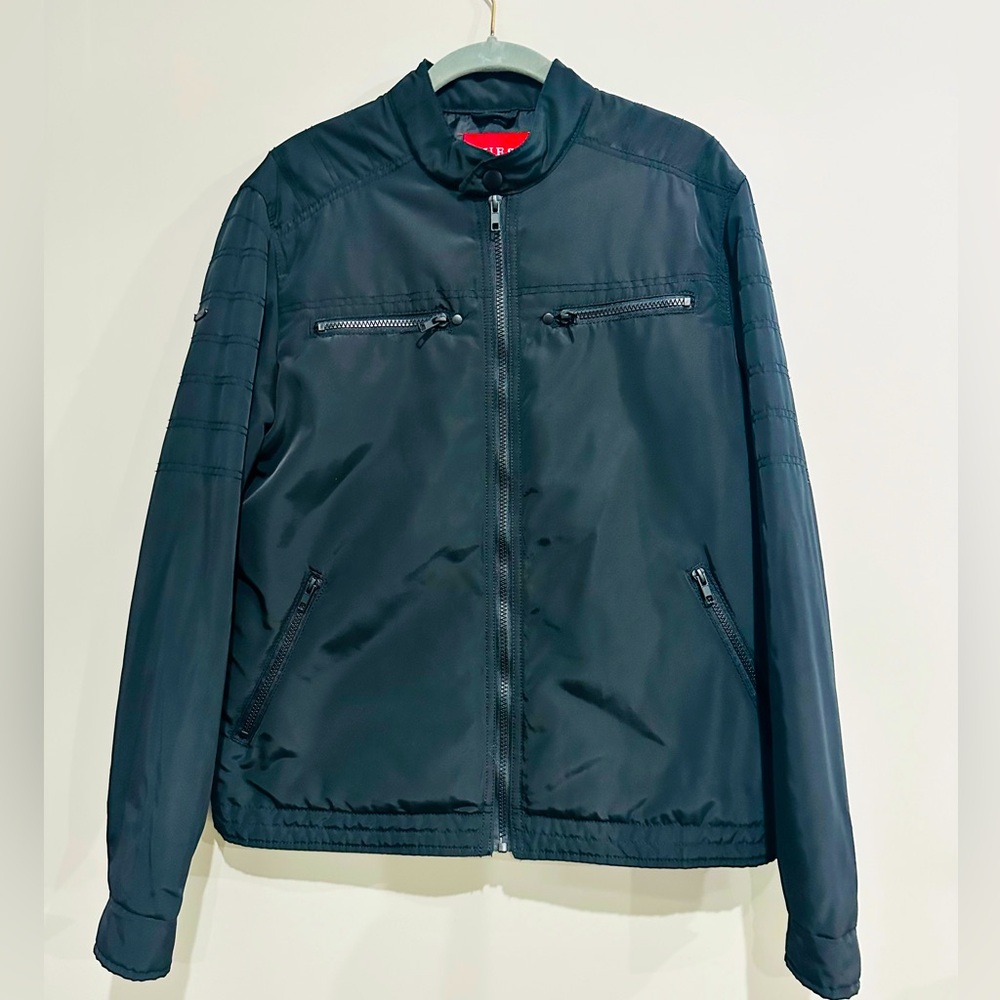 EUC• Guess Los Angeles • Black Full Zip Up Jacket • Size S